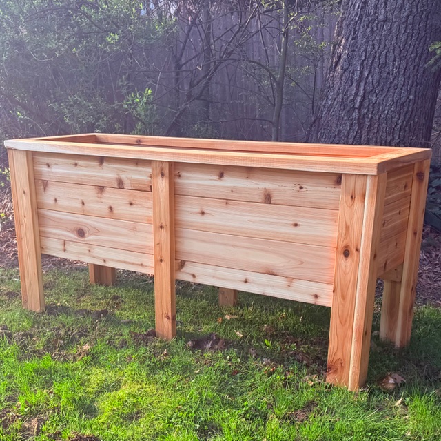 6x2 cedar garden bed