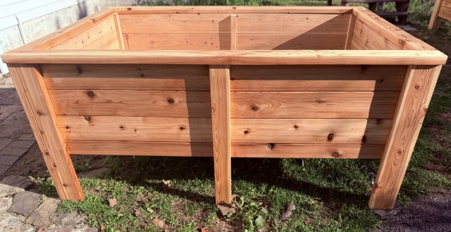 6x4 cedar garden bed